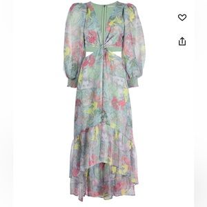Alice + Olivia x Lola Schnable Katia Midi Dress
